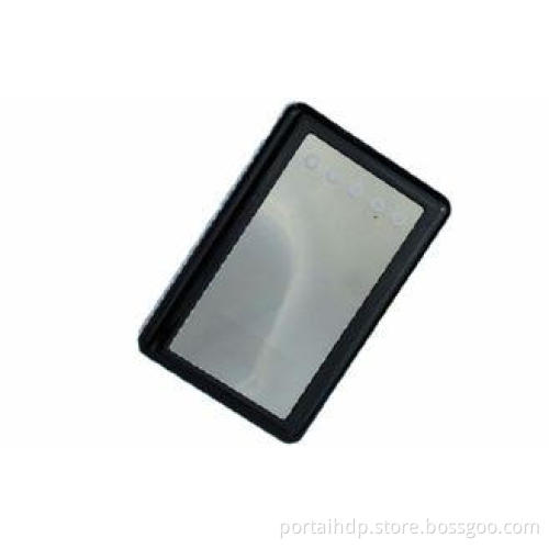 Black Dual USB External Battery Power Bank 6600mAh For IPho